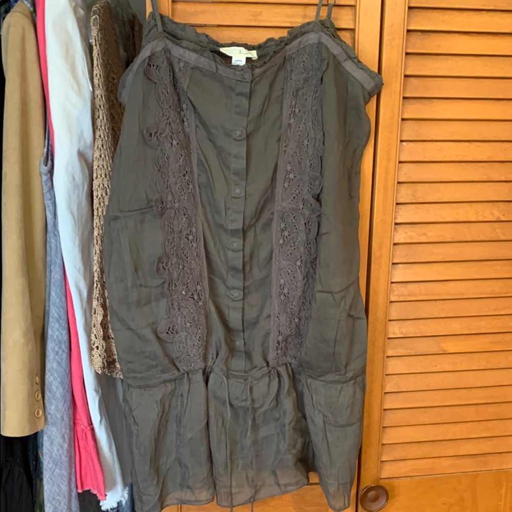Trinity cotton silk top